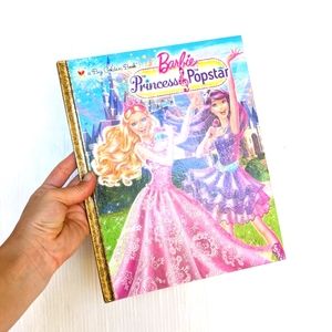 A BIG GOLDEN BOOK Barbie Princess Popstar Kid Book